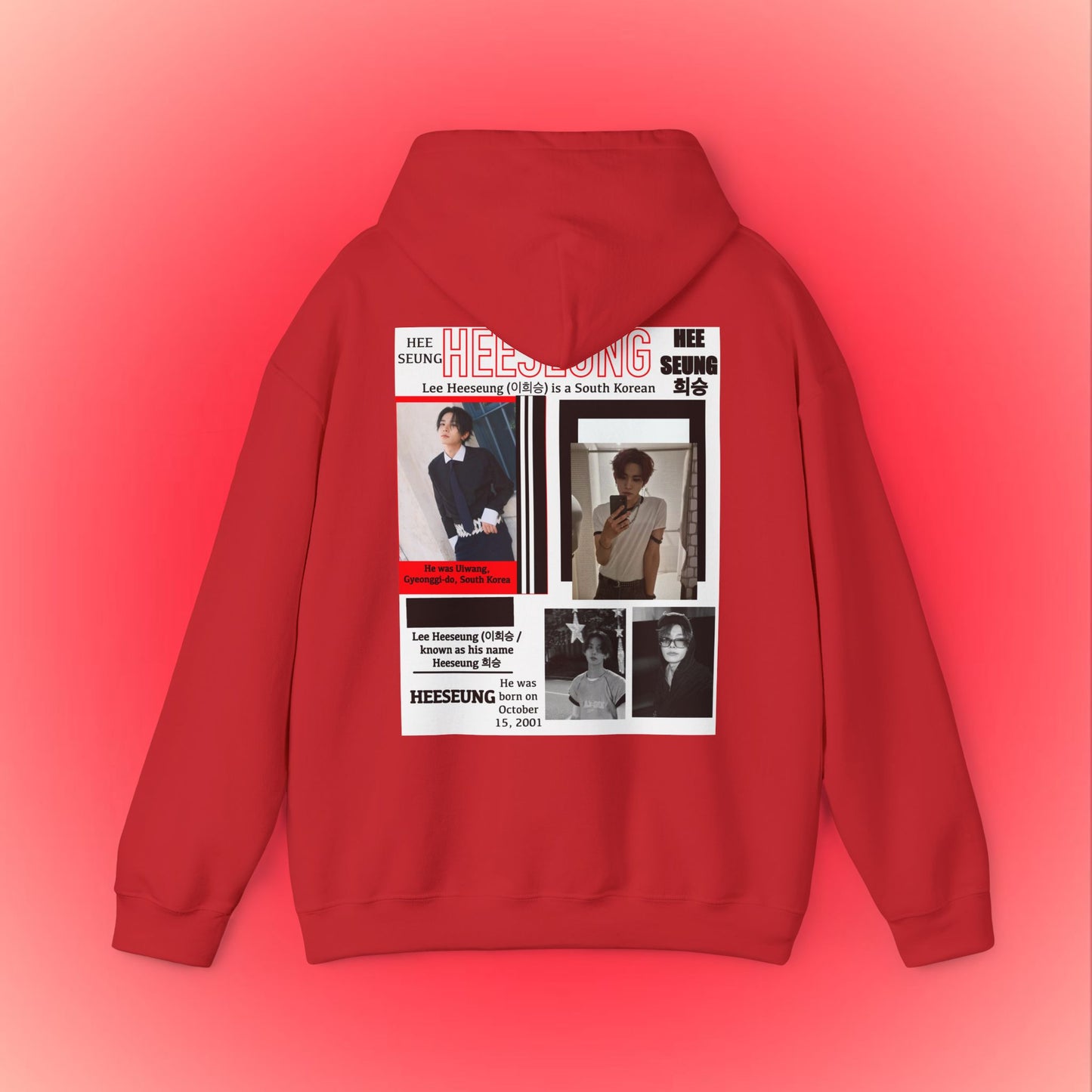 Heeseung Profile Hoodie