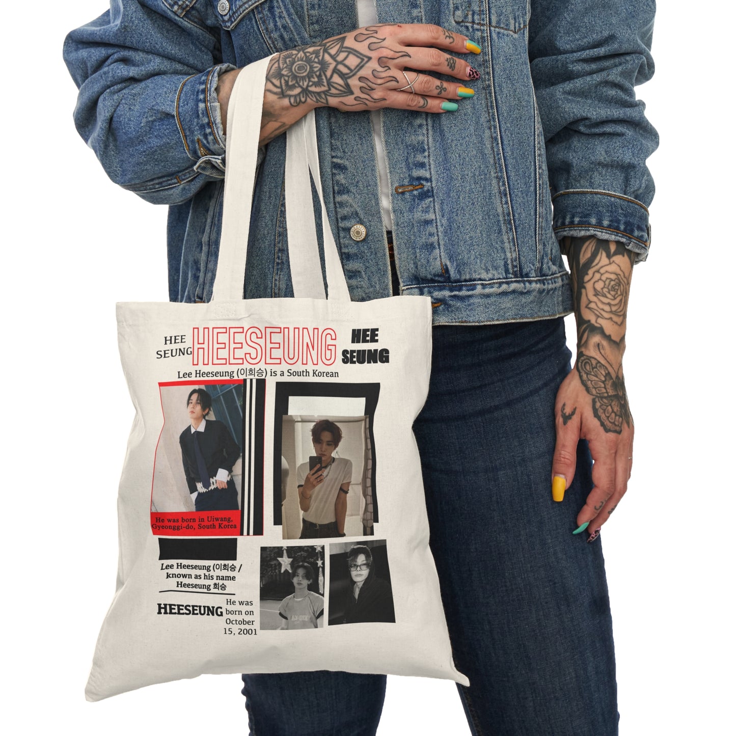 Heeseung Tote Bag