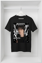 Beomgyu TXT Black Graphic T-Shirt