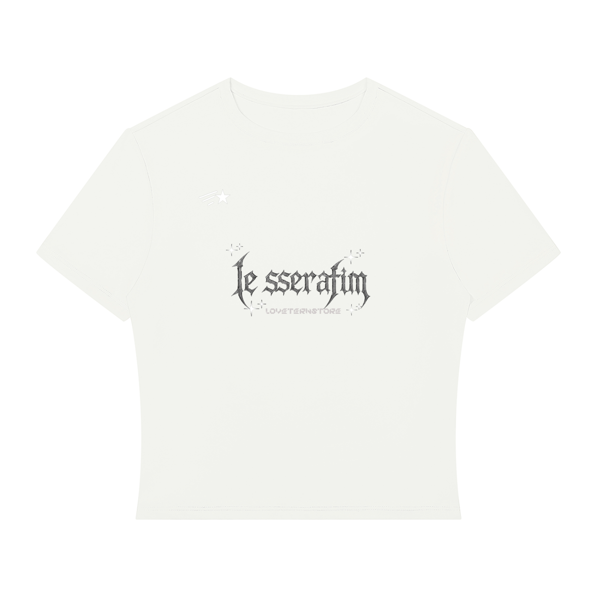 Lesserafim Crop T-Shirt