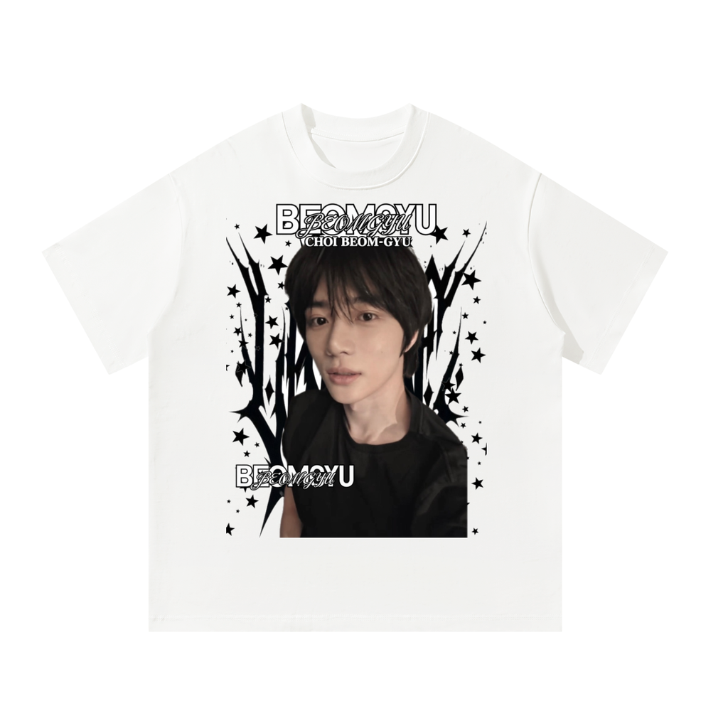 Beomgyu TXT White Graphic T-Shirt