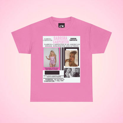 Sabrina Carpenter Profile Tee