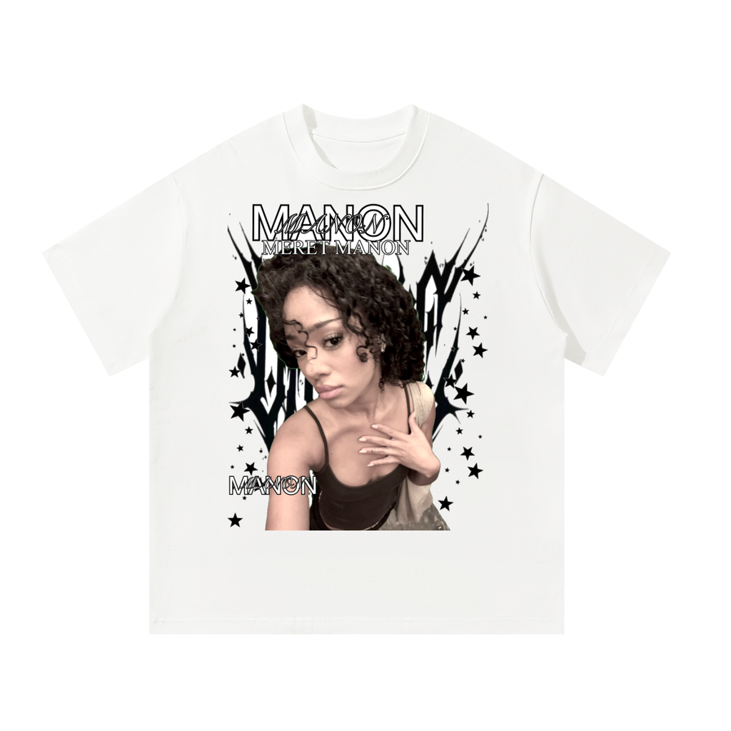 Manon Katseye White Graphic T-Shirt