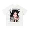 Leeseo IVE White Graphic T-Shirt