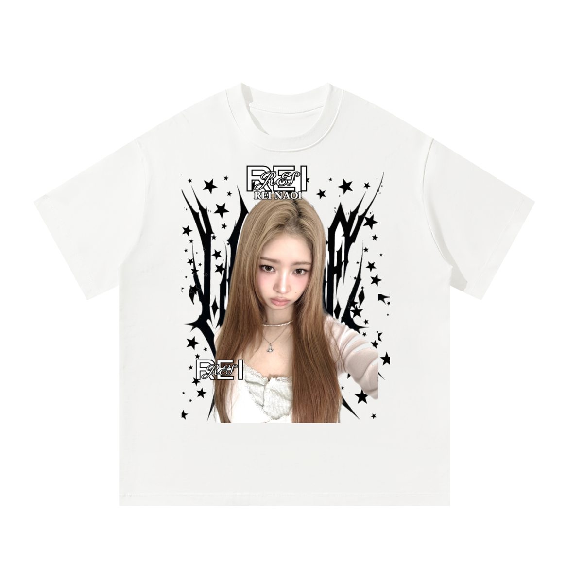 Rei IVE White Graphic T-Shirt