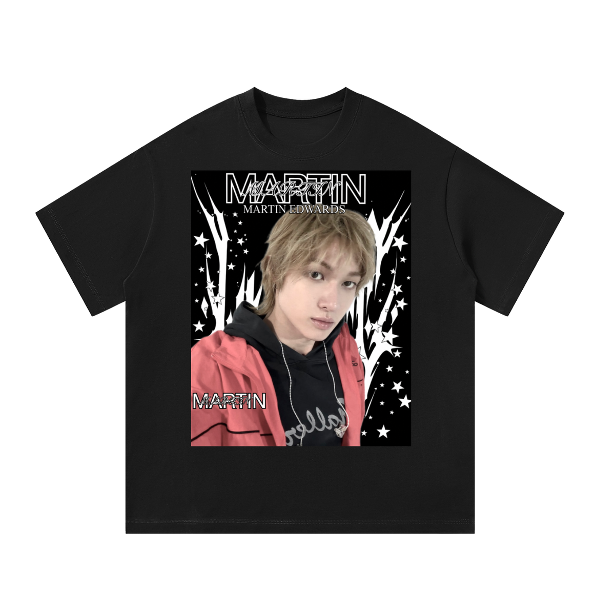 Martin Cortis Black Graphic T-Shirt