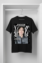 Jungkook BTS Black Graphic T-Shirt