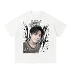 Jay Enhypen White Graphic T-Shirt
