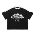 eat sleep fanboy repeat black t-shirt