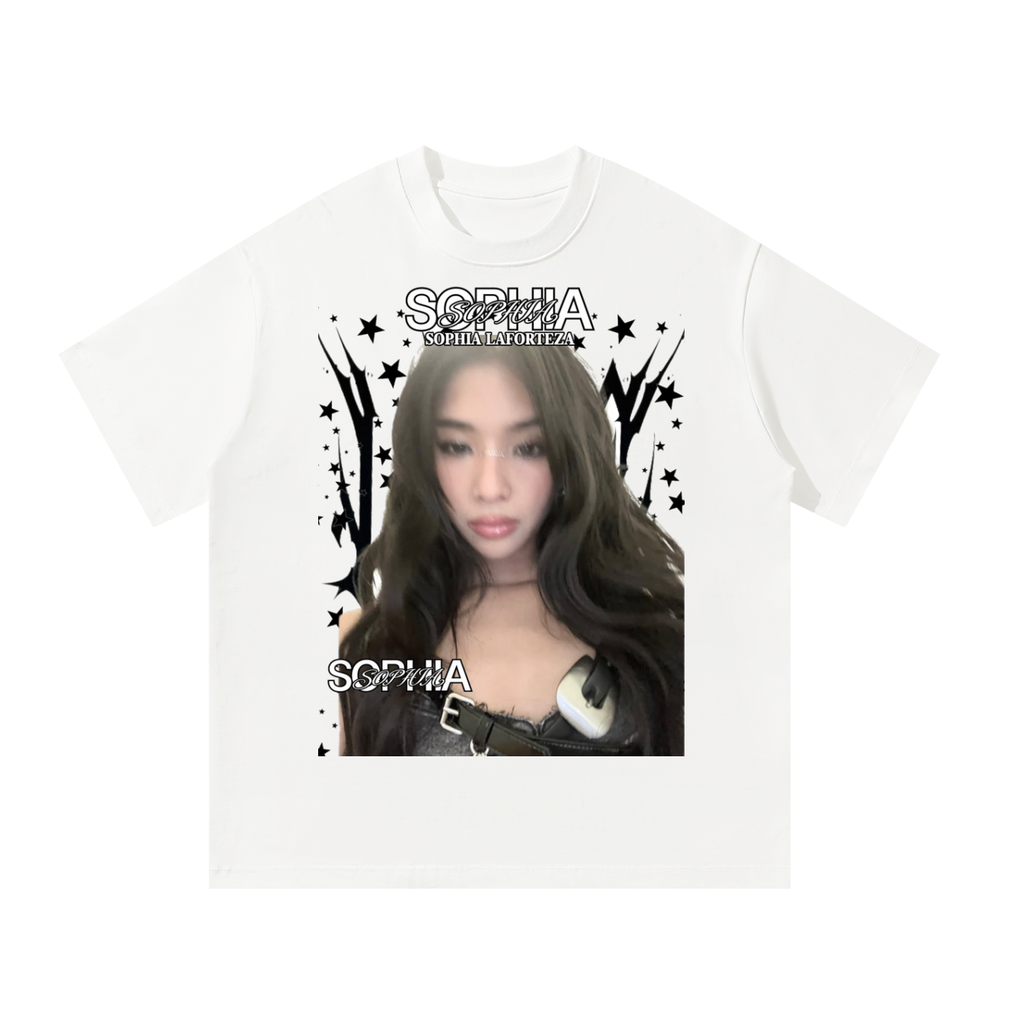 Sophia Katseye White Graphic T-Shirt