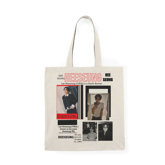 Heeseung Tote Bag