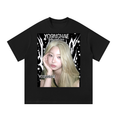 Yoonchae Katseye Black T-Shirt