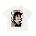 Sunghoon Enhypen White Graphic T-Shirt
