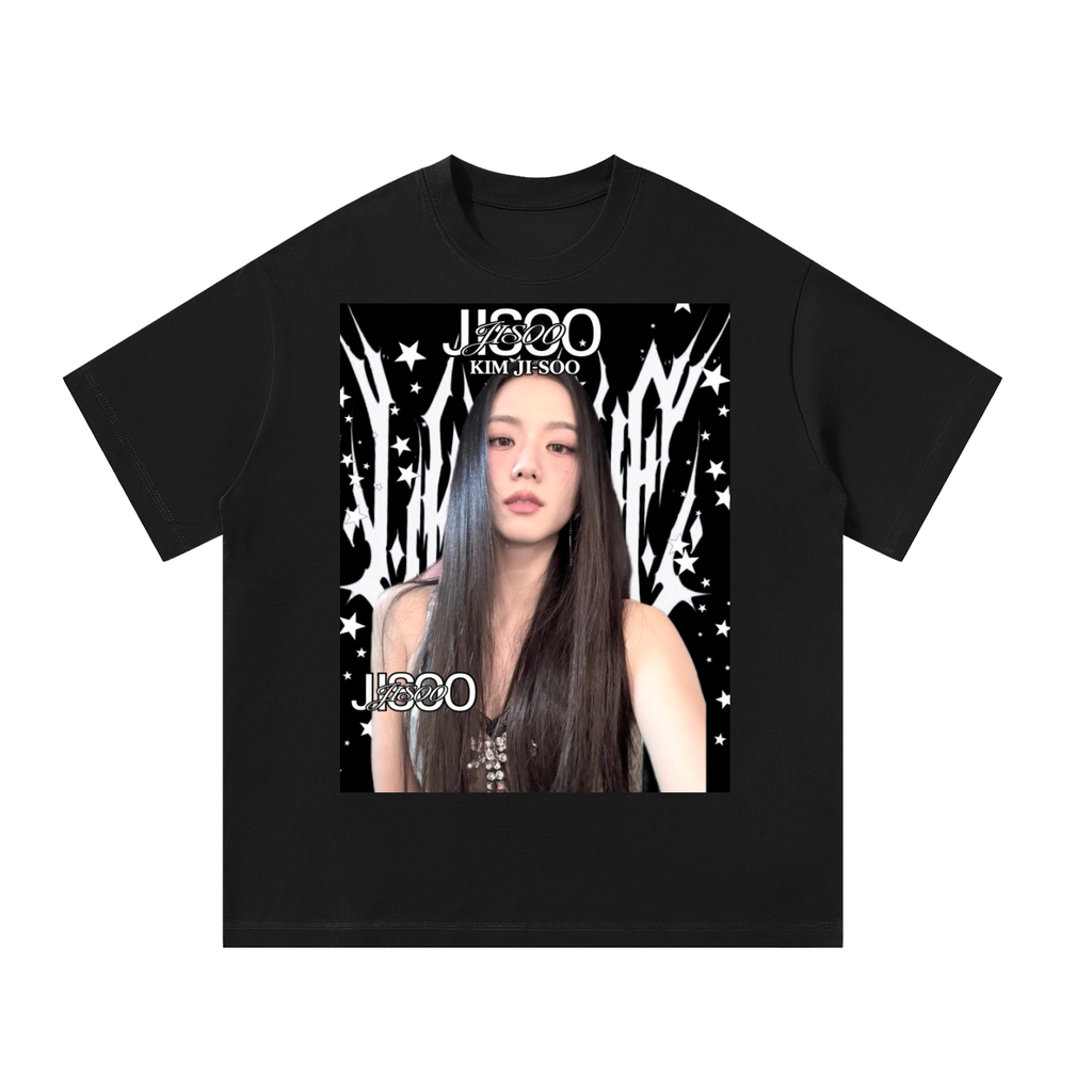 Jisoo BlackPink Black Graphic T-Shirt