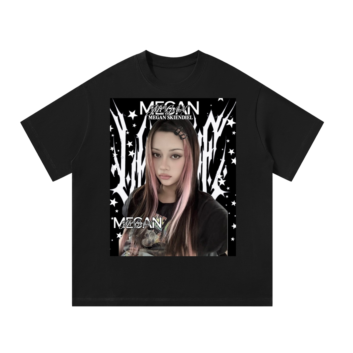 Megan Katseye Black T-Shirt