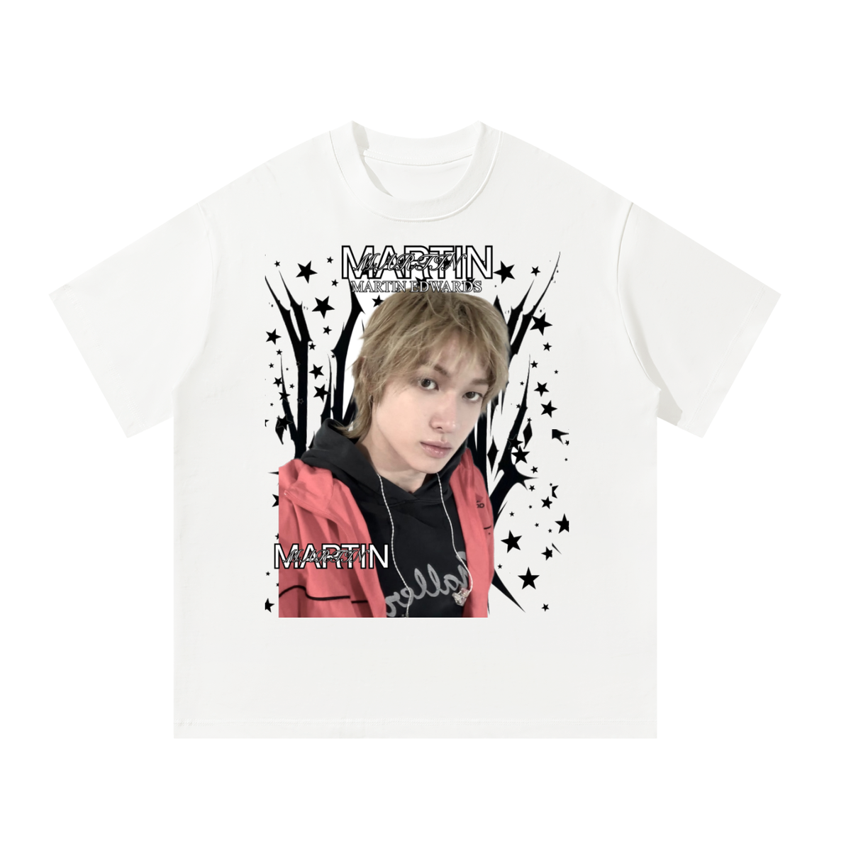 Martin Cortis White Graphic T-Shirt