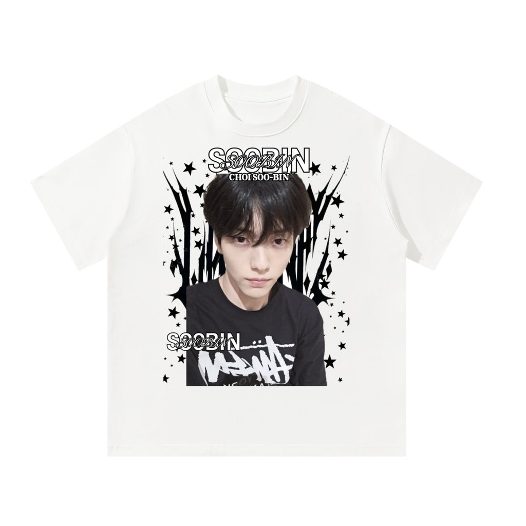 Soobin TXT White Graphic T-Shirt
