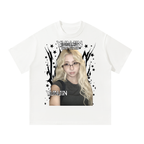 Yunjin Lesserafim White Graphic T-Shirt