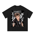 James Cortis Black Graphic T-Shirt