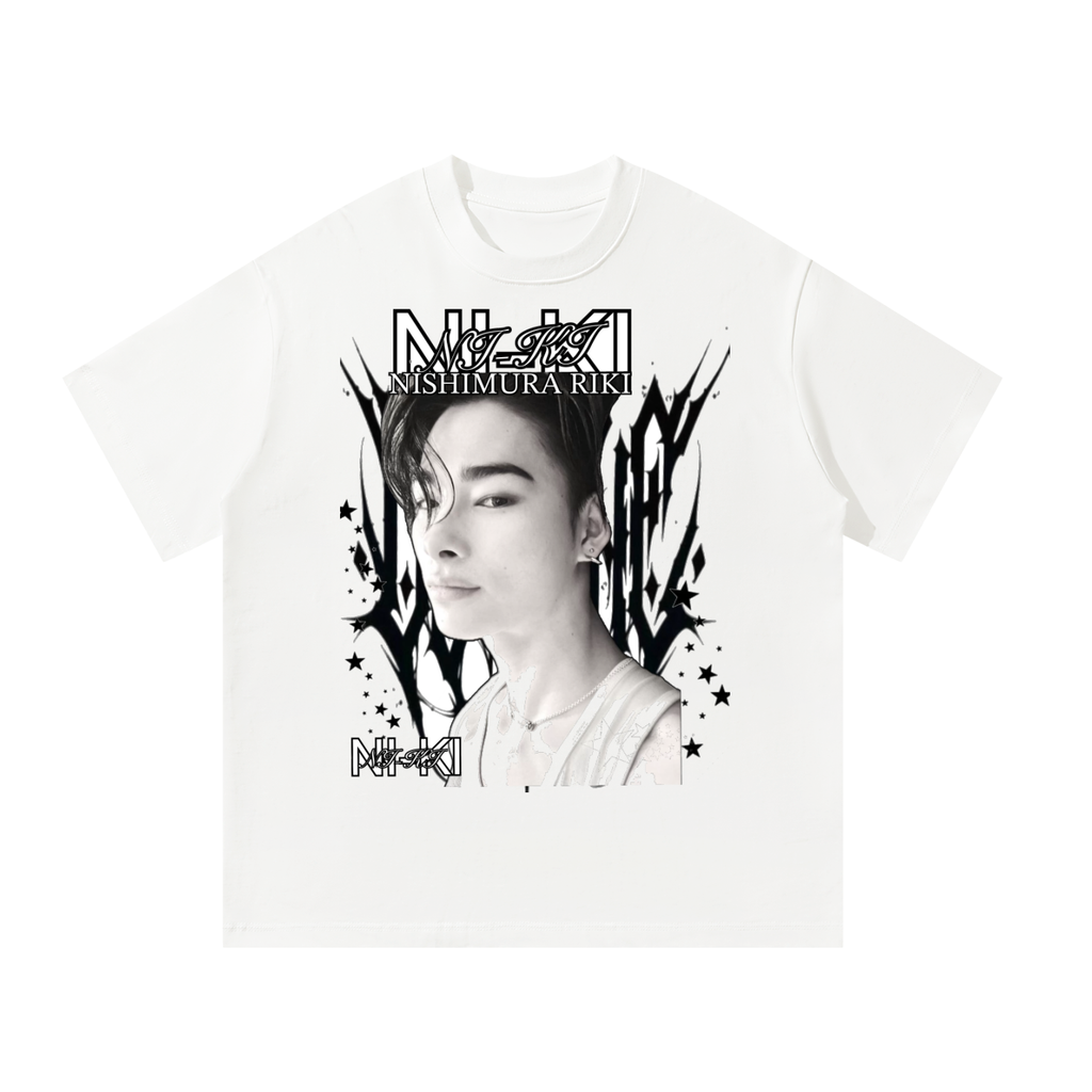 Ni-ki Enhypen White Graphic T-Shirt