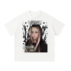 Megan Katseye White Graphic T-Shirt