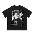 Jungwon Enhypen Black Graphic T-Shirt