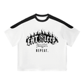 eat sleep fangirl repeat (white)