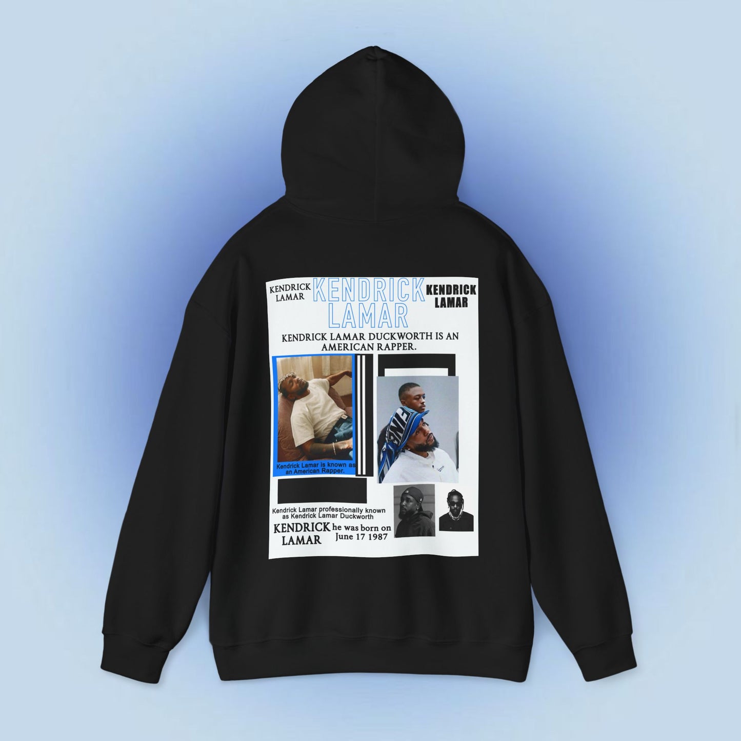 Kendrick Lamar Profile Hoodie