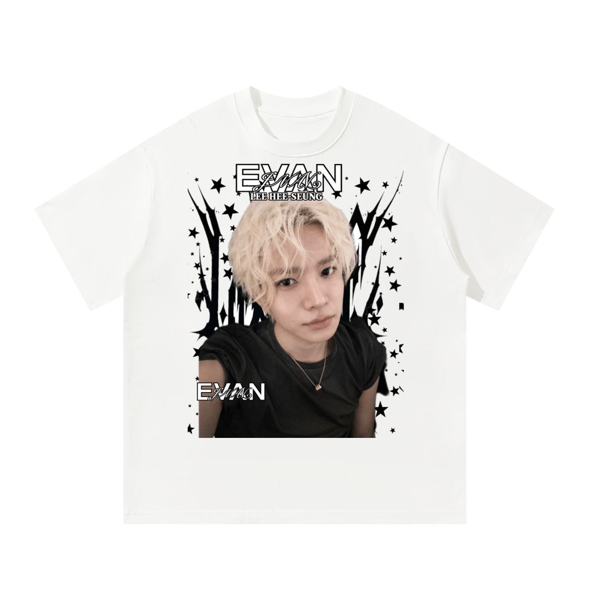 Evan White Graphic T-Shirt