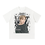 Jimin BTS White Graphic T-Shirt