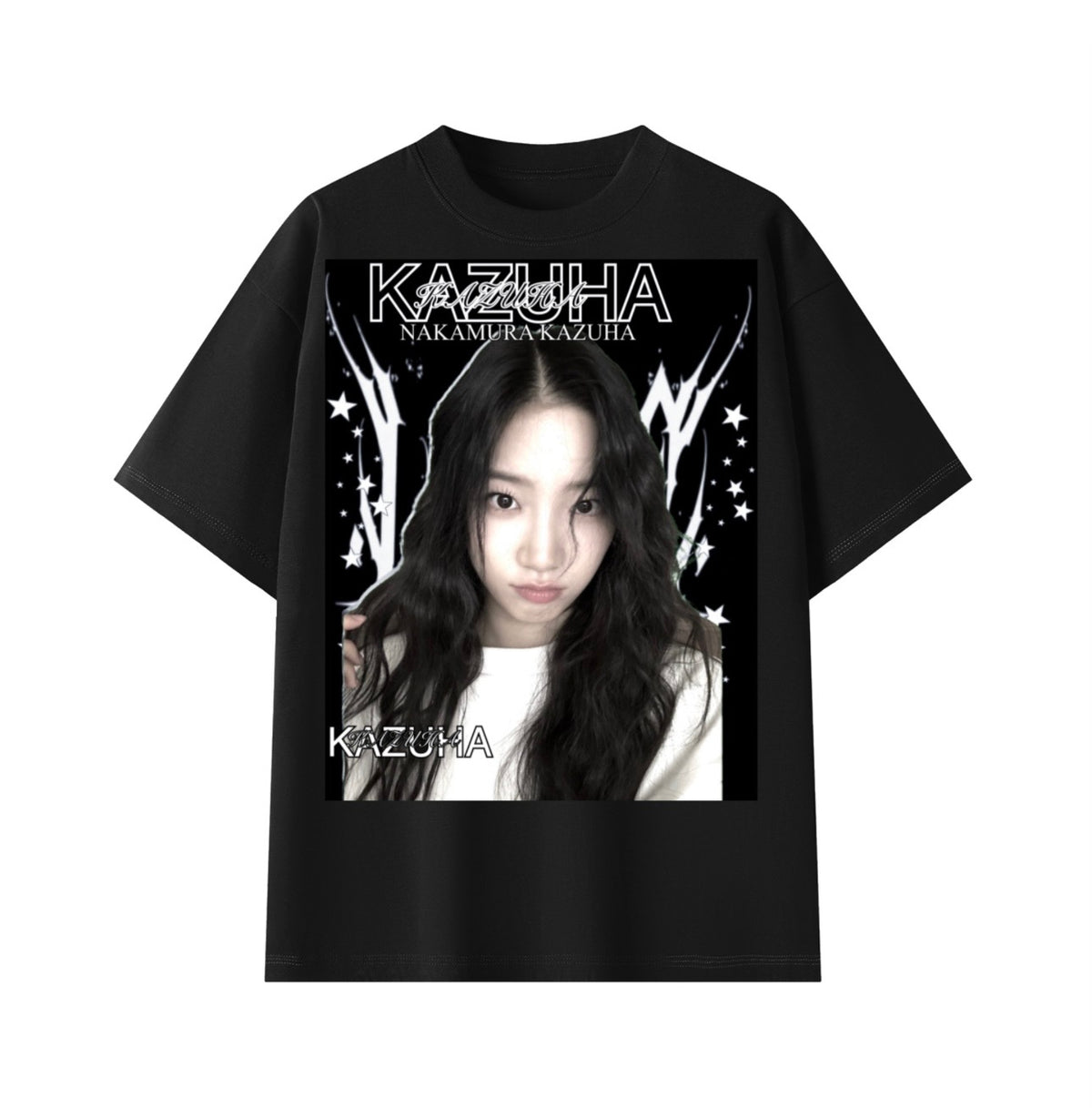 Kazuha Lesserafim Graphic T-Shirt