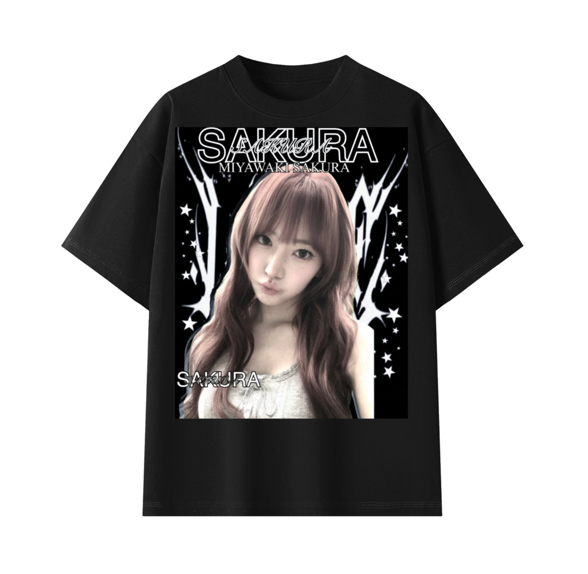 Sakura Lesserafim Graphic T-Shirt