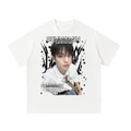 Seungmin Stray Kids White Graphic T-Shirt