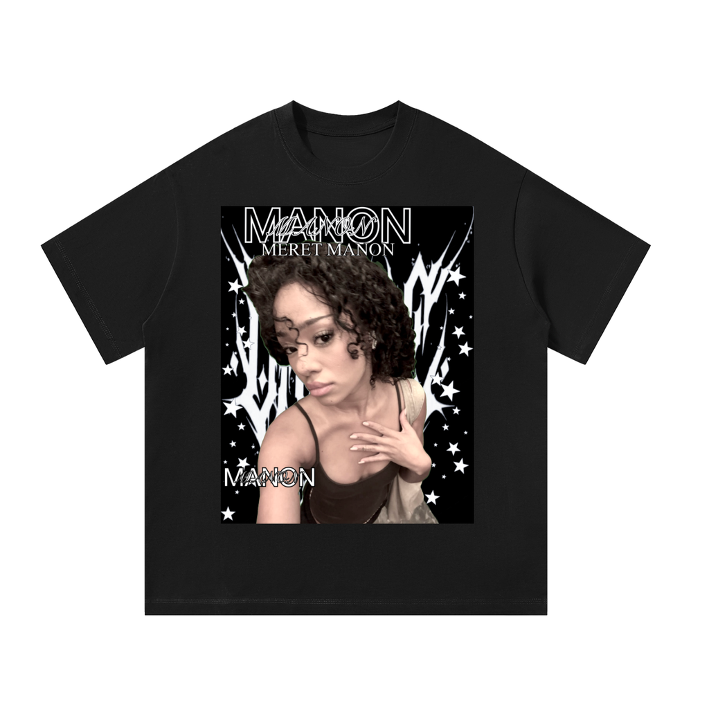 Manon Katseye Black Graphic T-Shirt