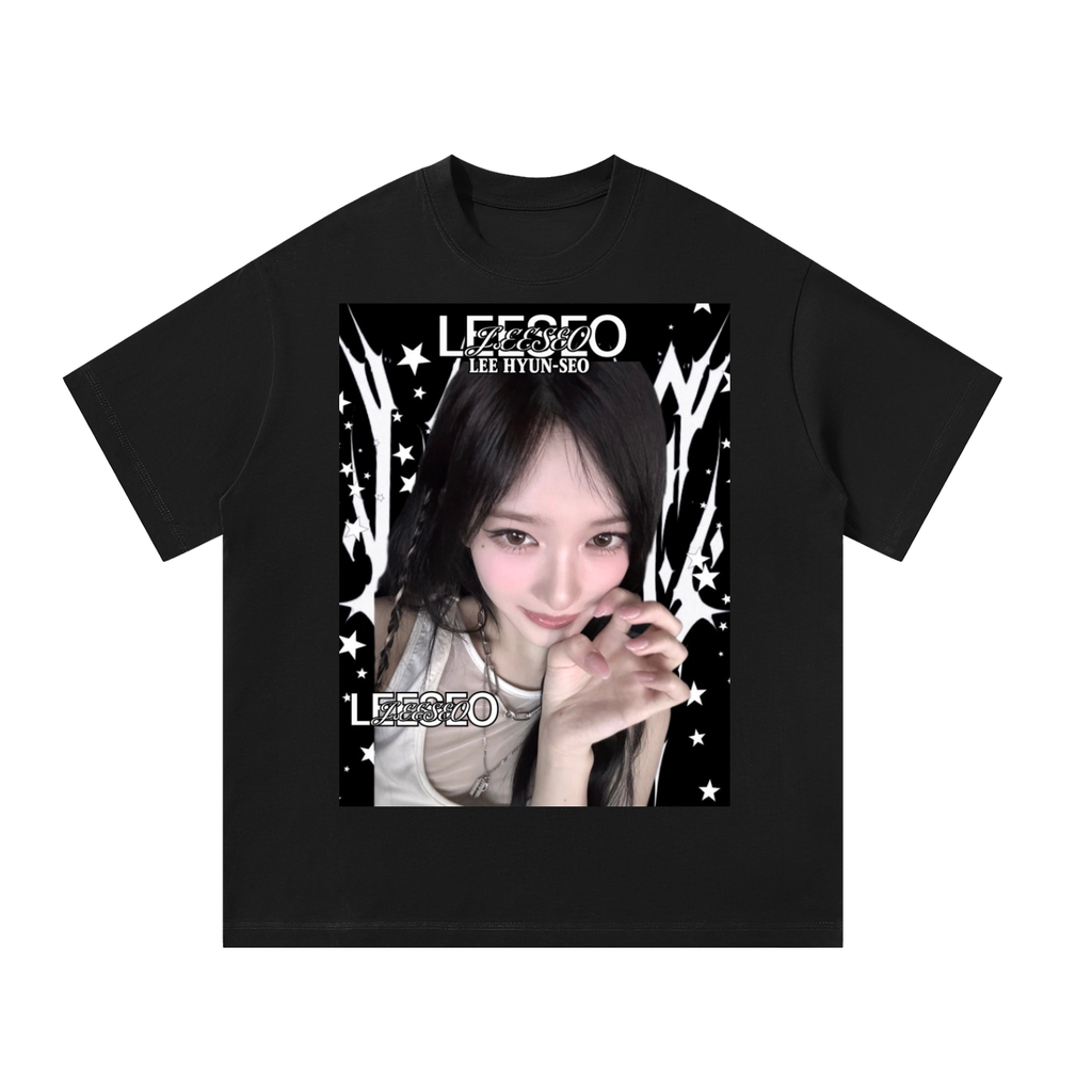 Leeseo IVE Black T-Shirt
