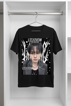 Lee Know Stray Kids Black T-Shirt