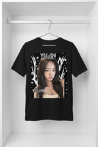 Yujin IVE Black Graphic T-Shirt