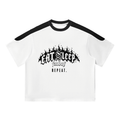 eat sleep fanboy repeat white t-shirt
