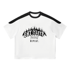 eat sleep fanboy repeat white t-shirt