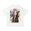 Jisoo BlackPink White Graphic T-Shirt