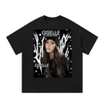 Giselle Aespa Black Graphic T-Shirt