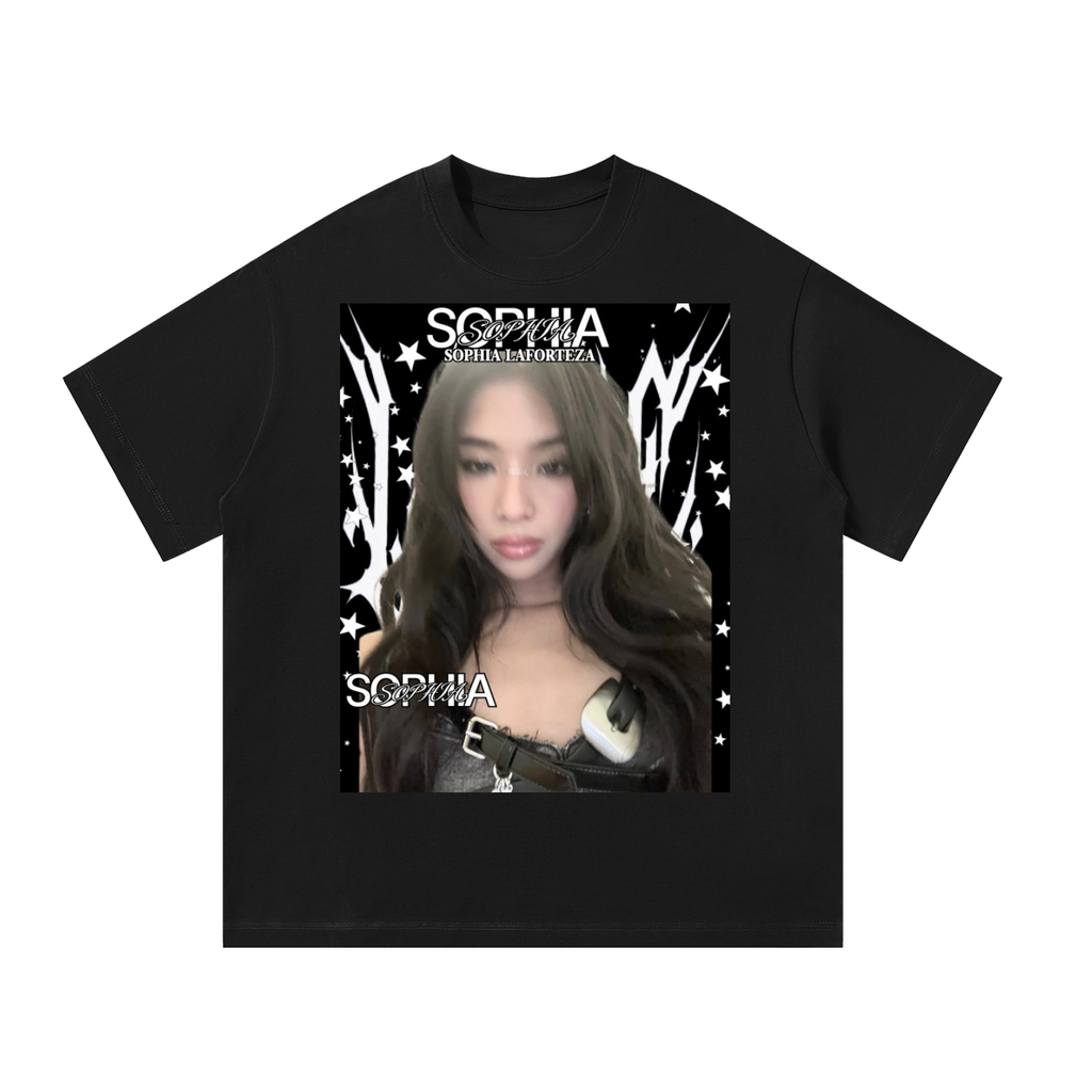 Sophia Katseye Black Graphic T-Shirt