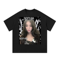 Sophia Katseye Black Graphic T-Shirt