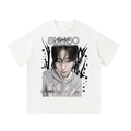 Sunoo Enhypen White Graphic T-Shirt
