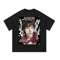 Juhoon Cortis Black Graphic T-Shirt