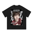 Juhoon Cortis Black Graphic T-Shirt