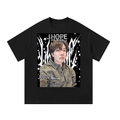J Hope BTS Black Graphic T-Shirt