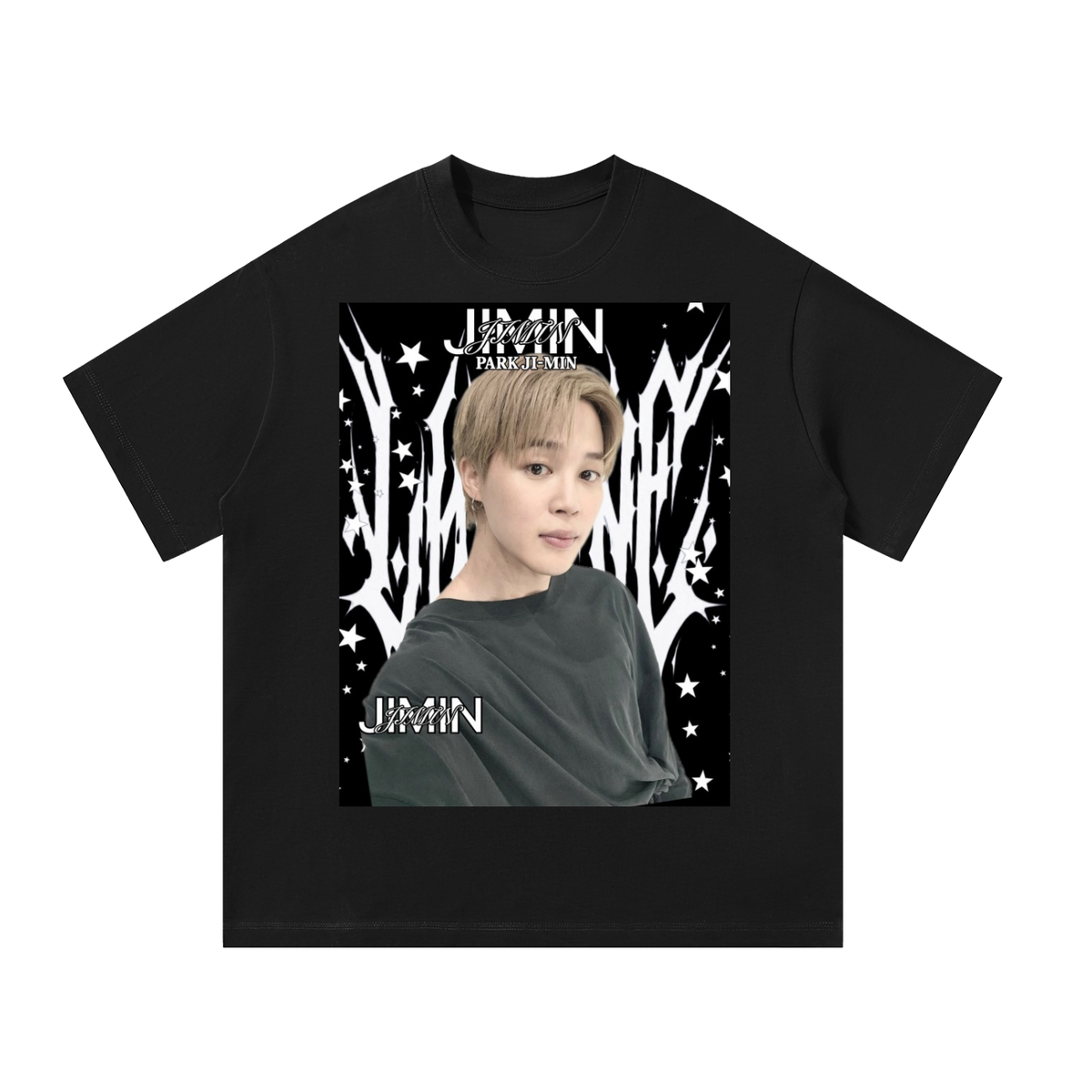 Jimin BTS Black Graphic T-Shirt