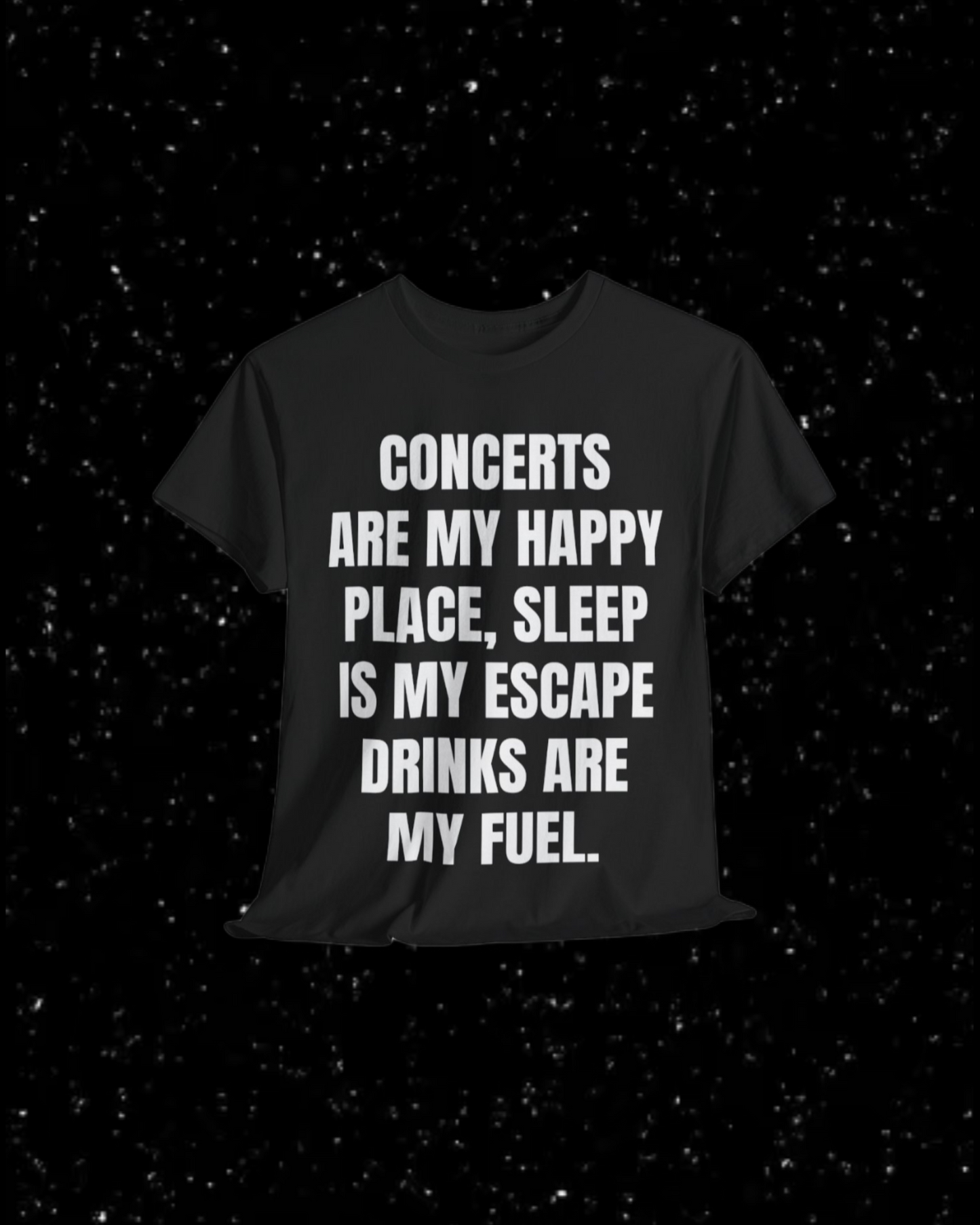 Concerts Are My Happy Place Etc T-Shirt